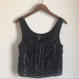 Sequin and Bead Detailed Tank Top (s)
